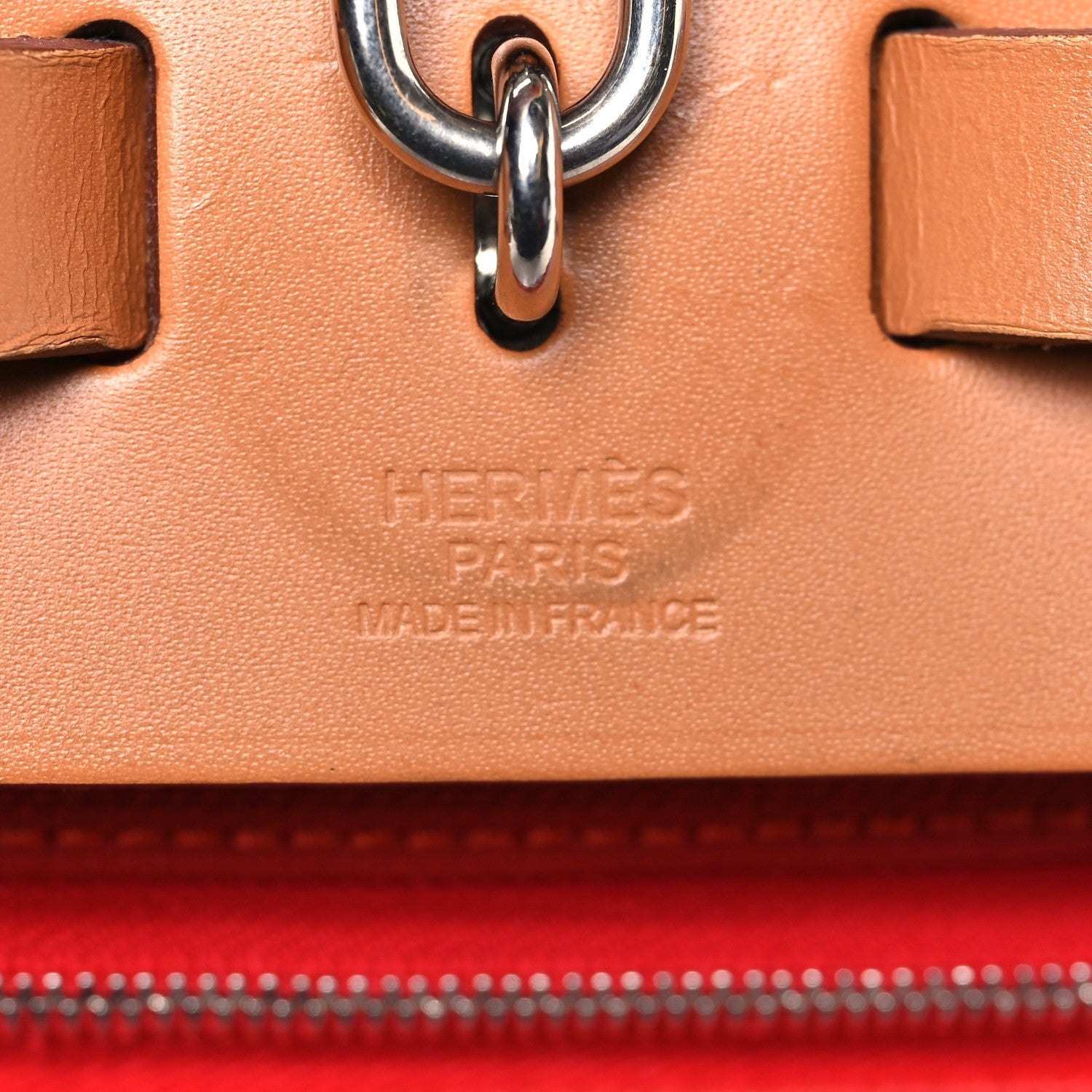 Vache Hunter Toile Herbag Zip 31 PM Rouge Tomate Natural