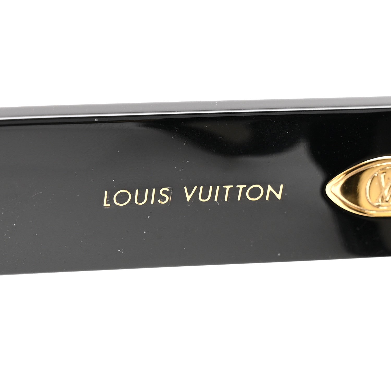 Acetate LV Empreinte Square Sunglasses Z1611E Black