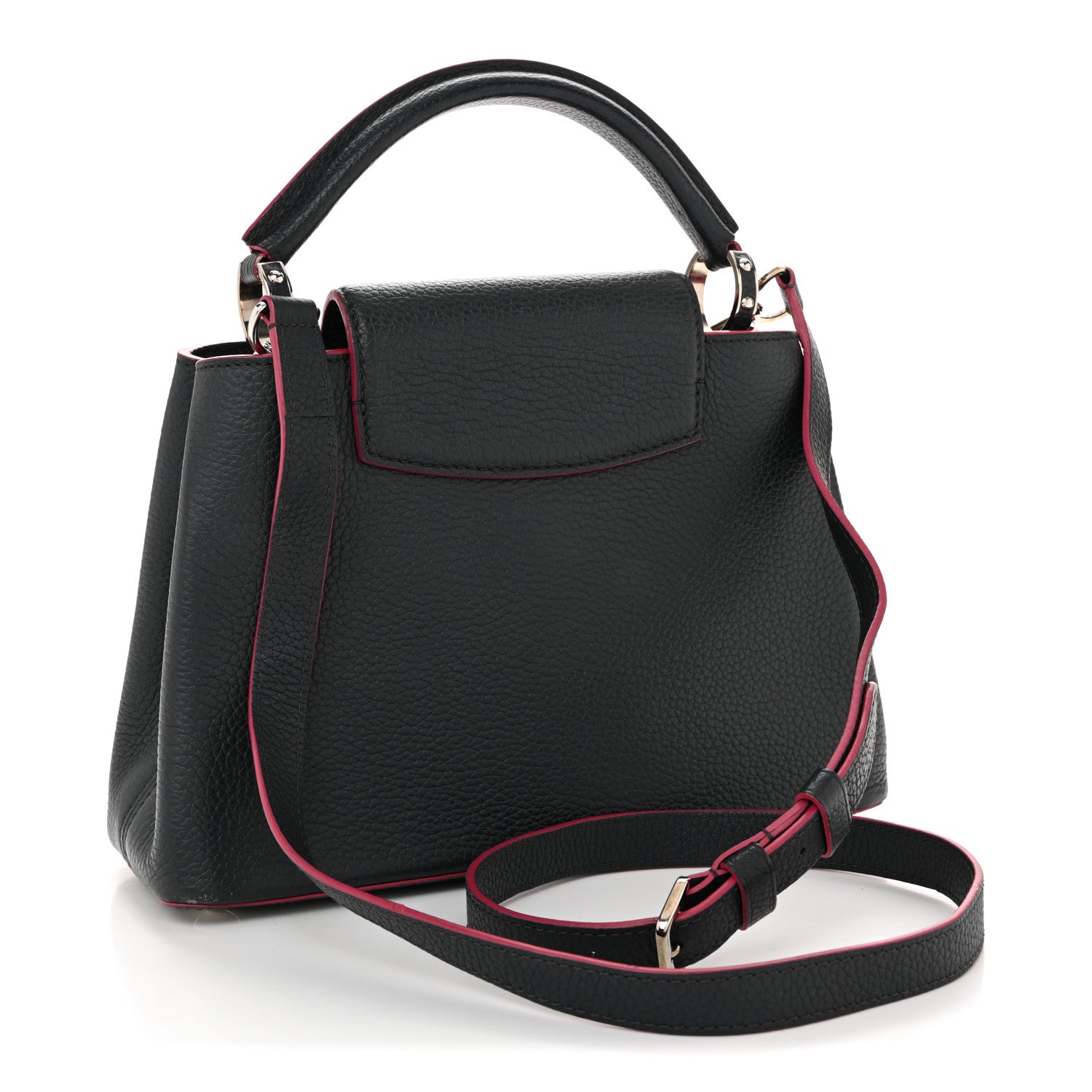 Taurillon Capucines BB Cobalt Fuchsia