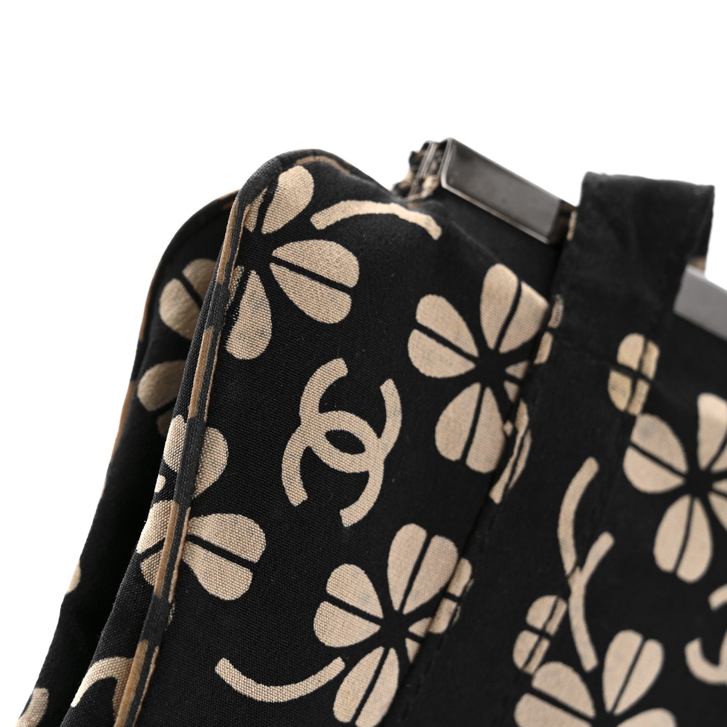 Canvas CC Clover Clutch Black