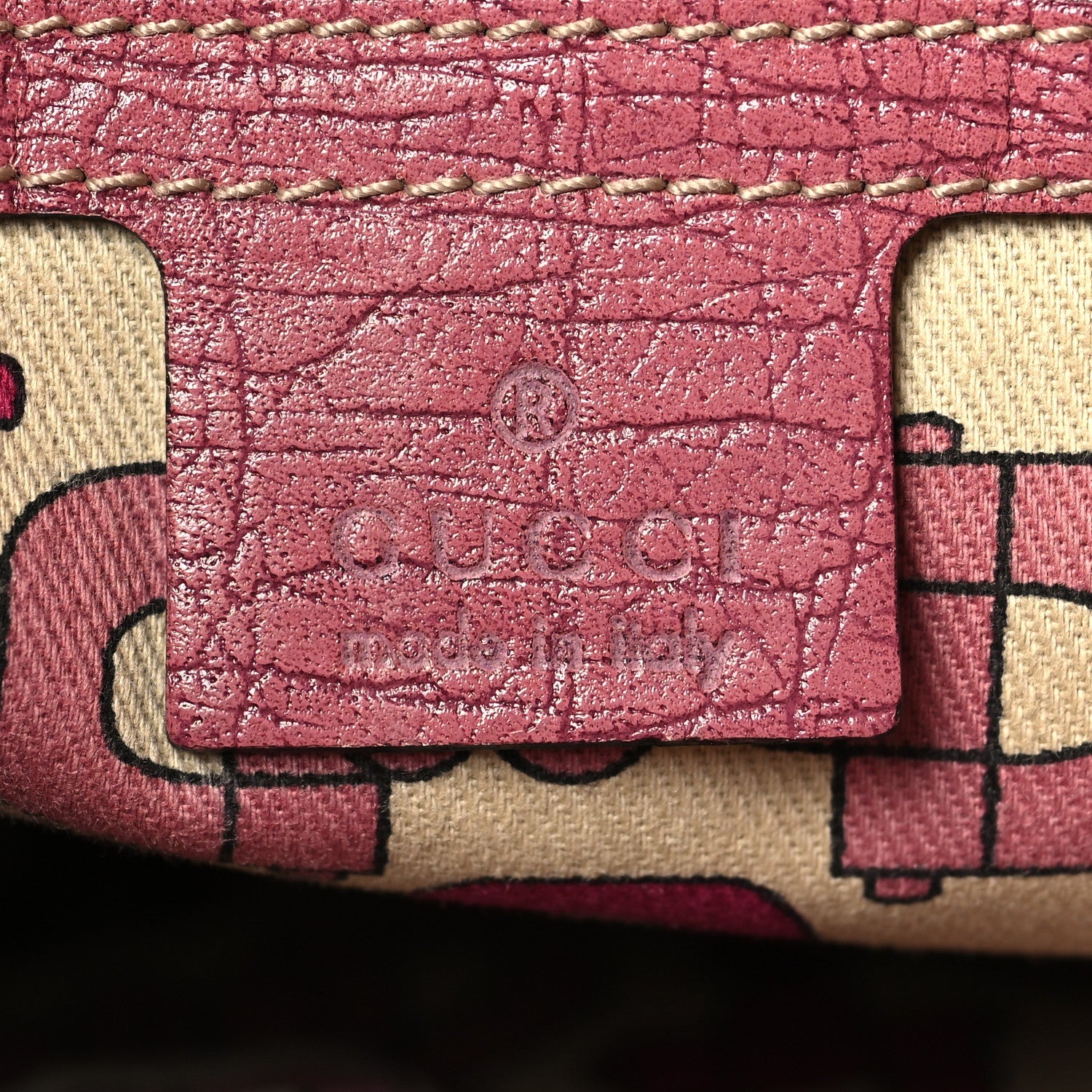 Monogram Web Jolicoeur Charms Messenger Pink Ebony