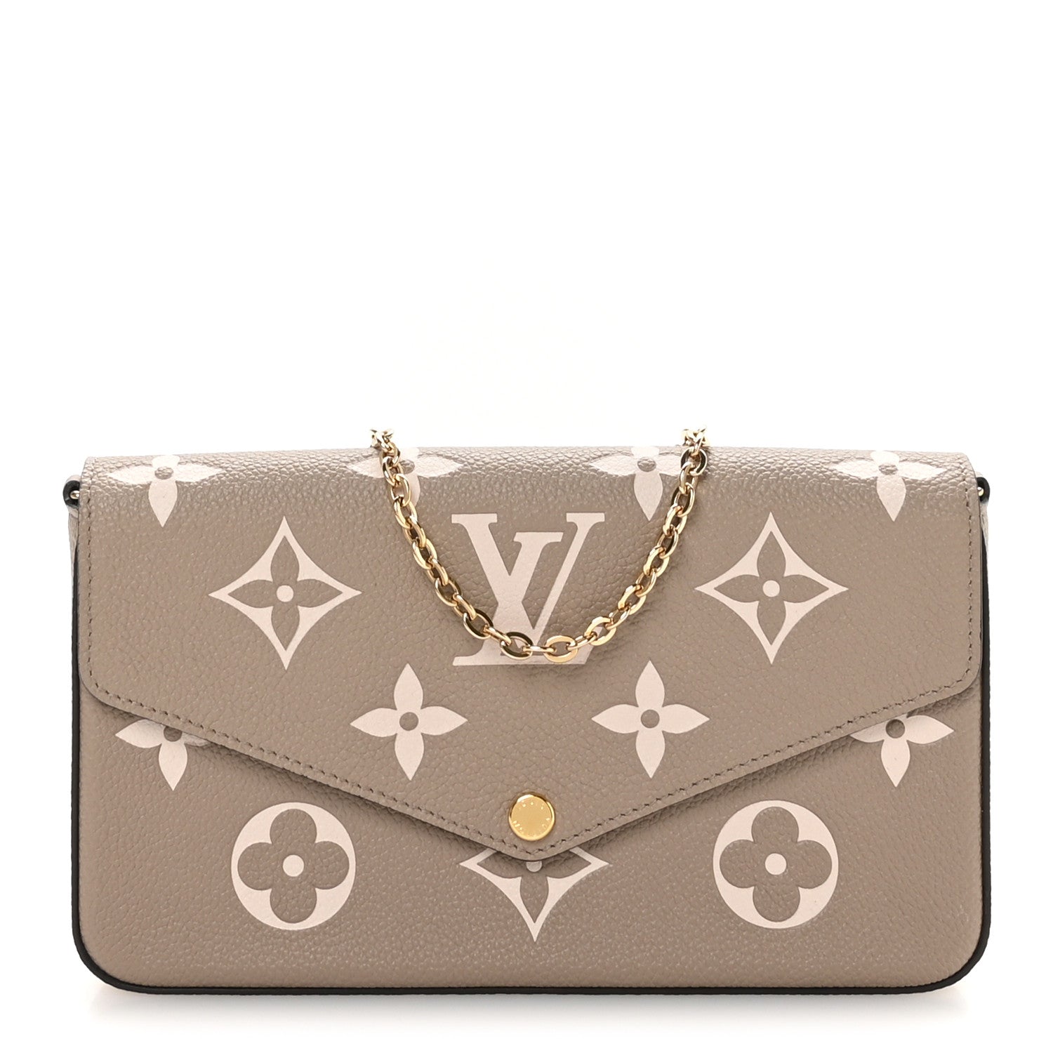 Empreinte Monogram Giant Felicie Pochette Tourterelle Creme