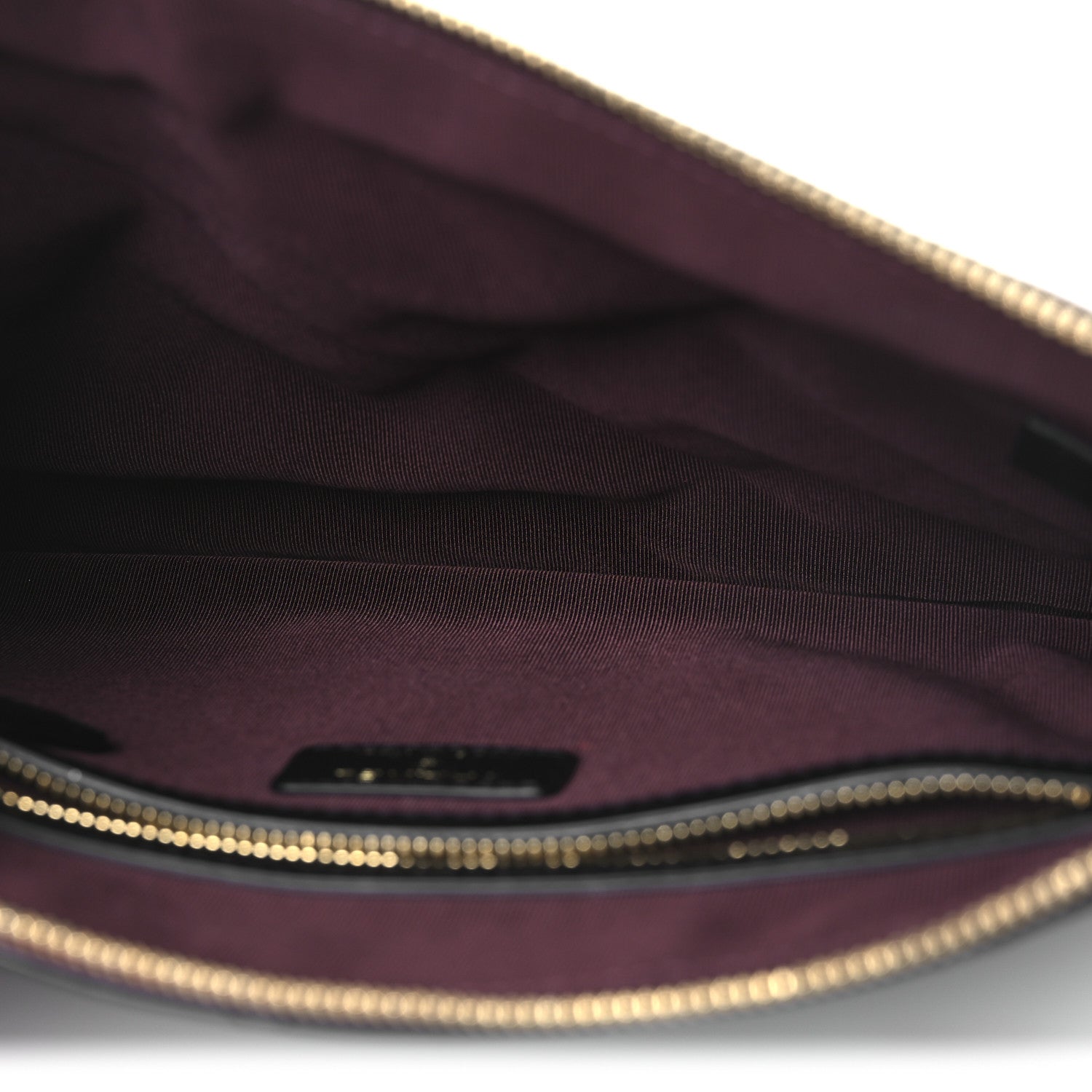 Lambskin Quilted Medium Cosmetic Case Black