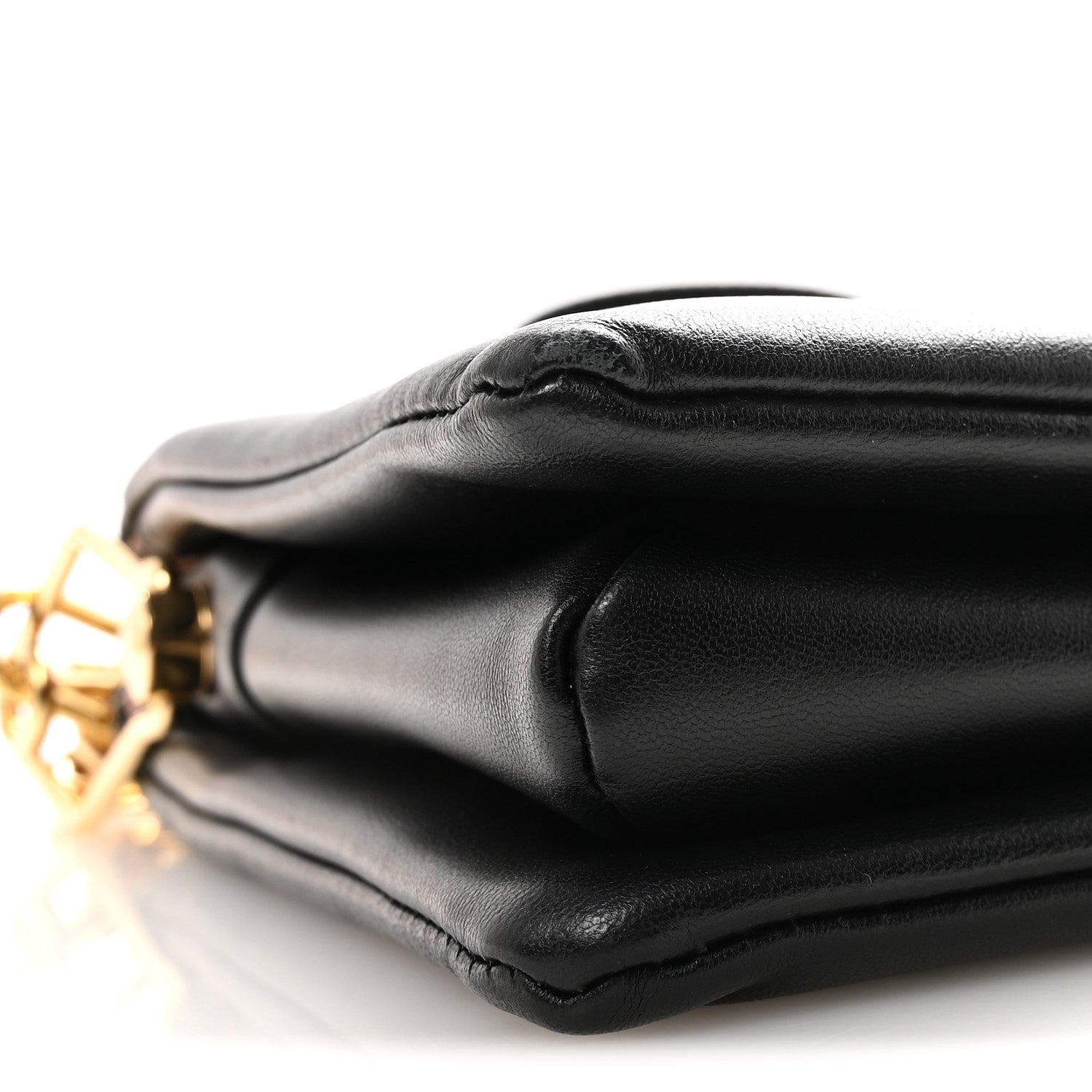 Lambskin Embossed Monogram Coussin PM Black