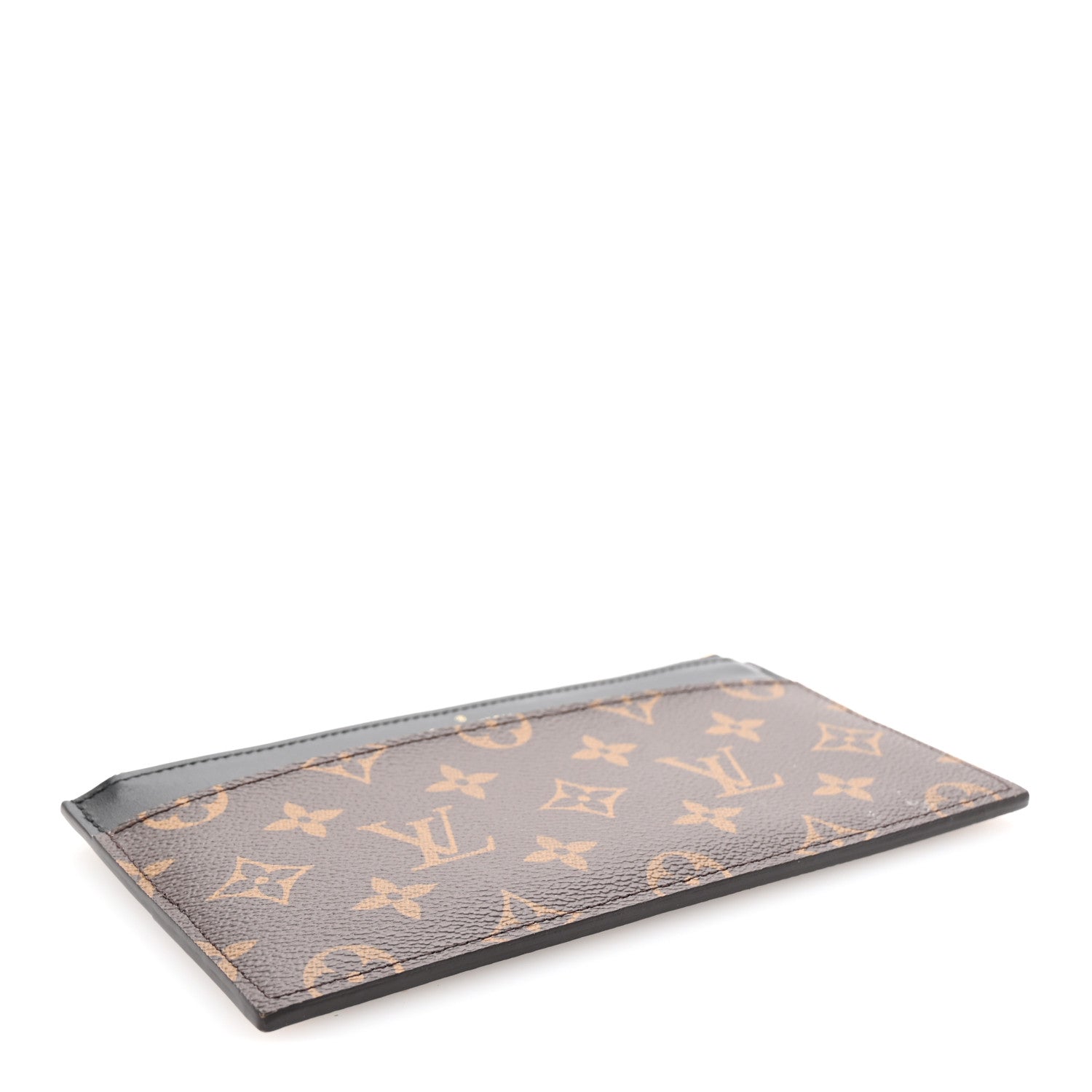 Monogram Slim Purse Black