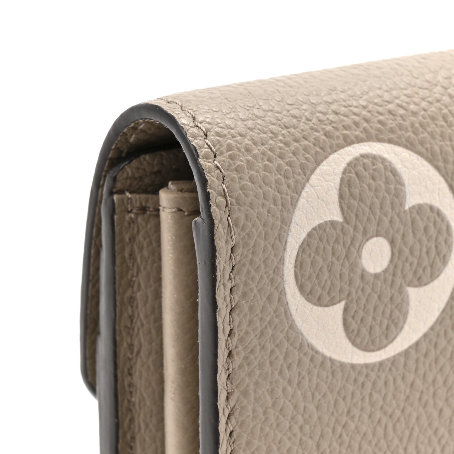 Empreinte Monogram Giant Sarah Wallet Tourterelle Creme