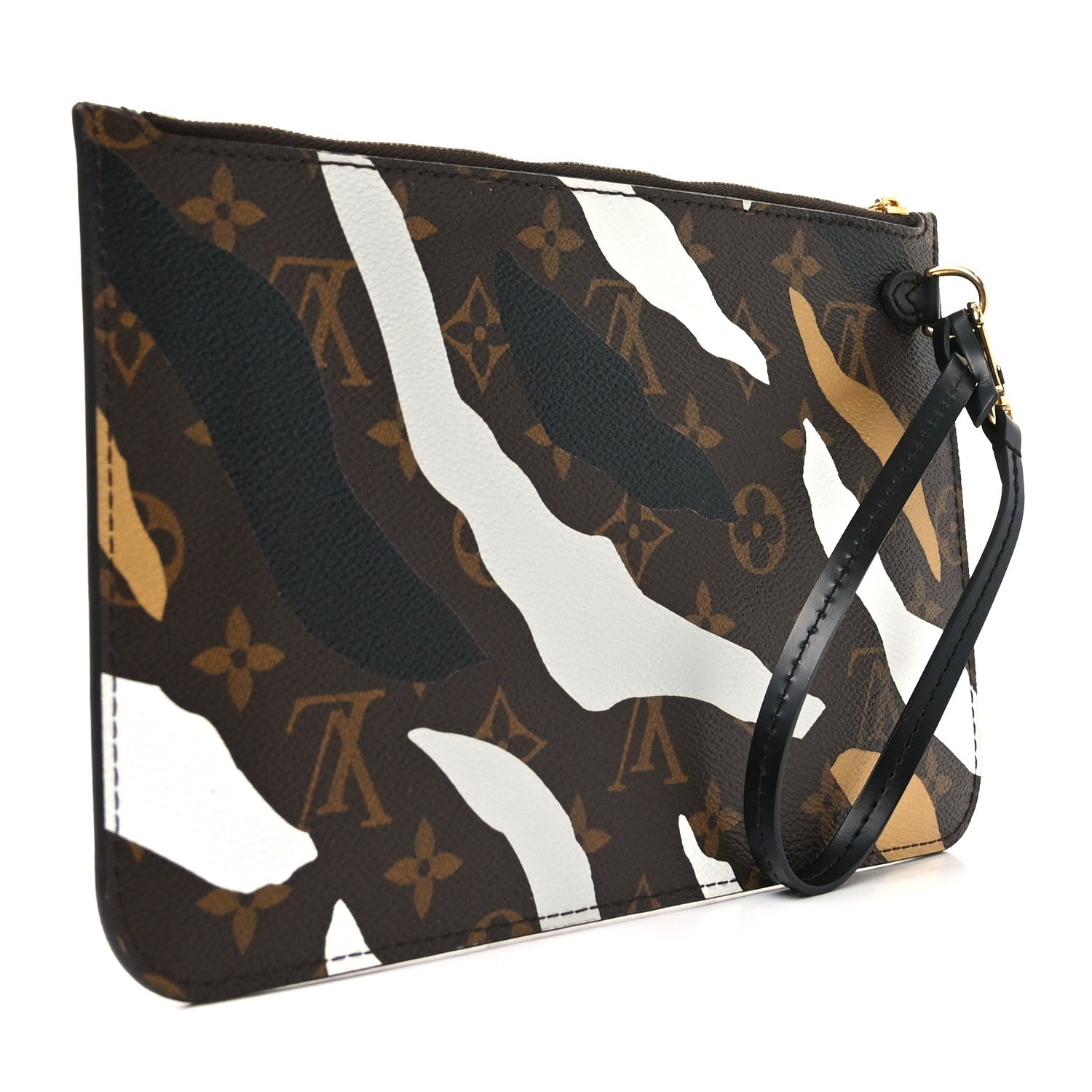 X LOL Monogram Neverfull MM GM Pochette Gold Silver