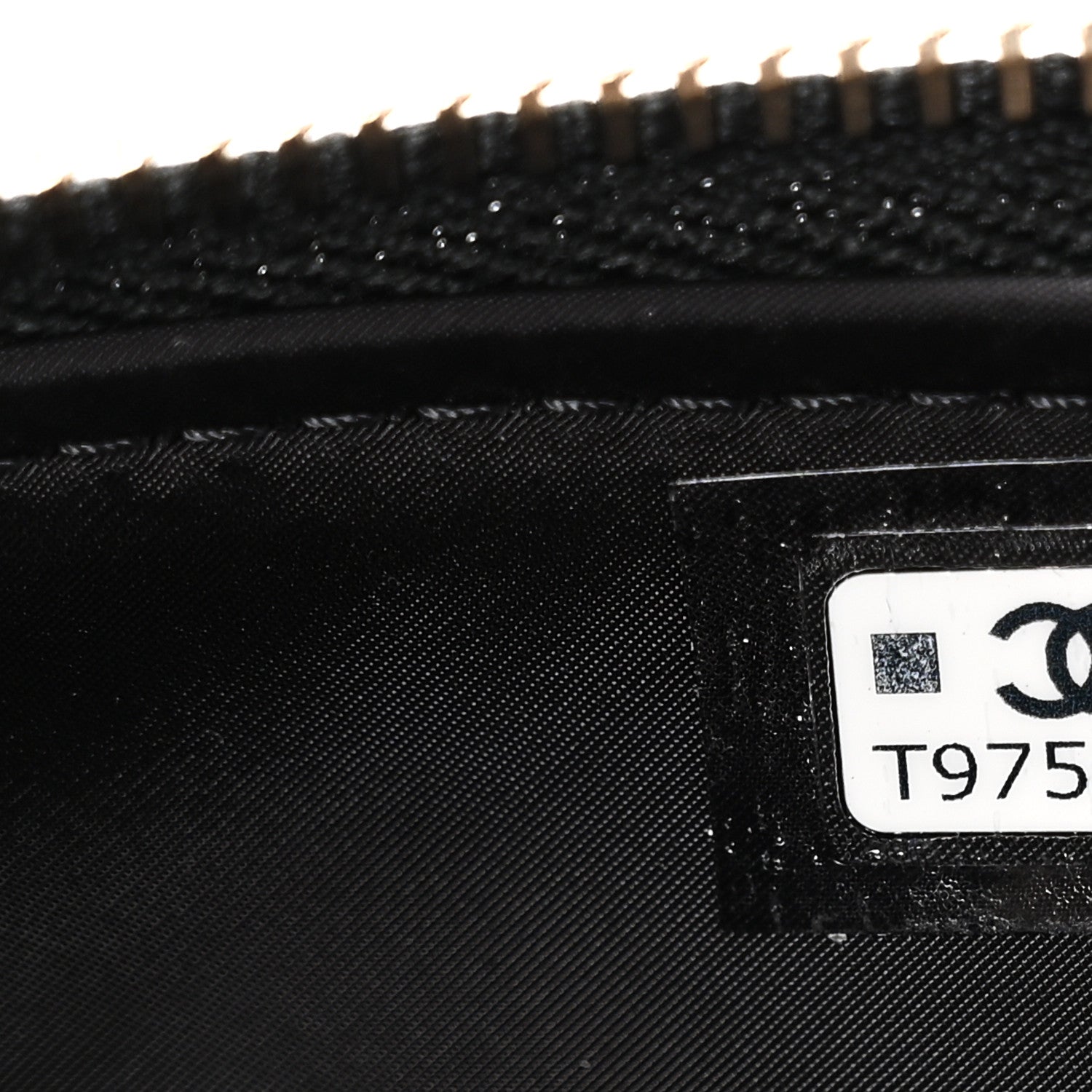 Velvet Effect Nylon Shiny Crumpled Calfskin Quilted Chanel 25 Clutch With Chain Black