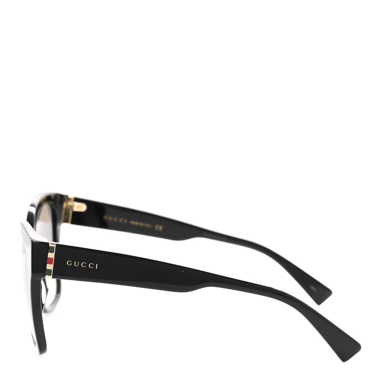 Acetate Square Frame Sunglasses GG0459S Black