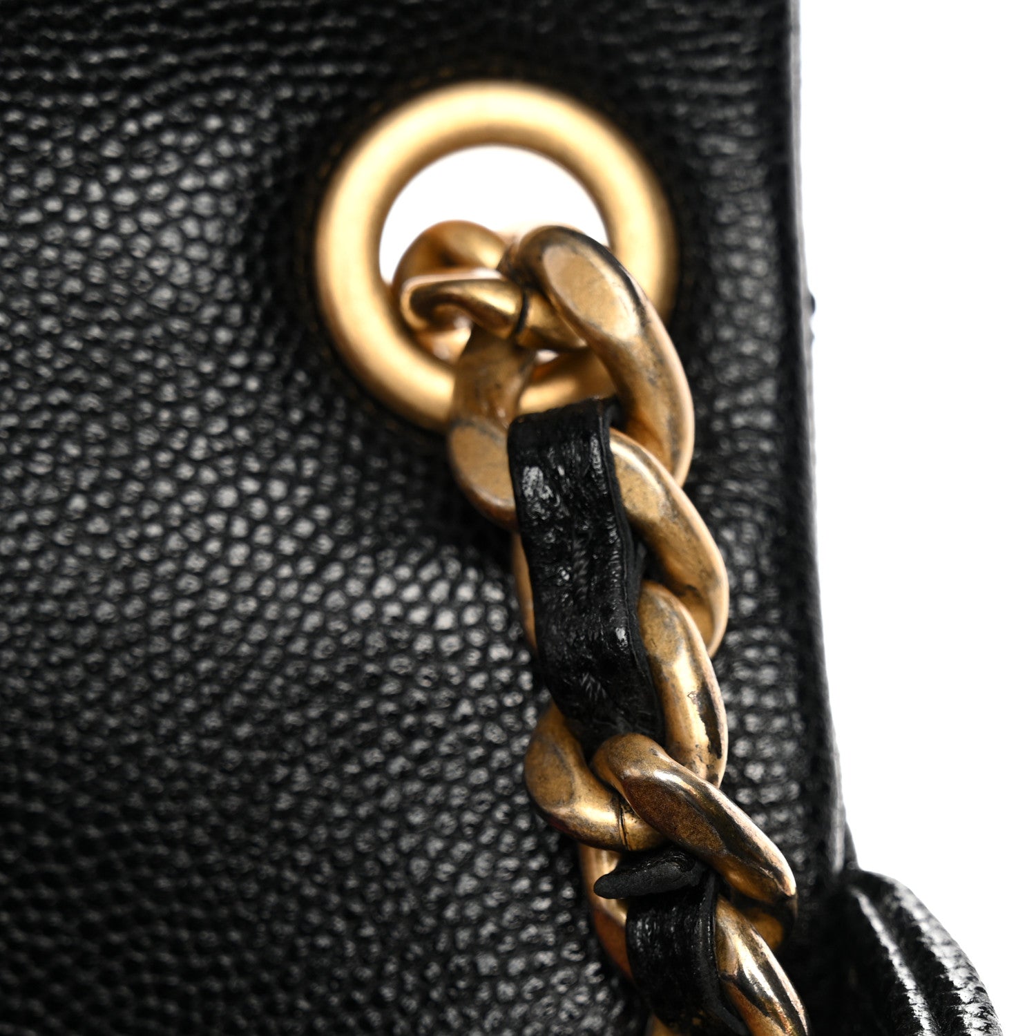 Caviar Quilted Small Fashion Therapy Flap Bag Black