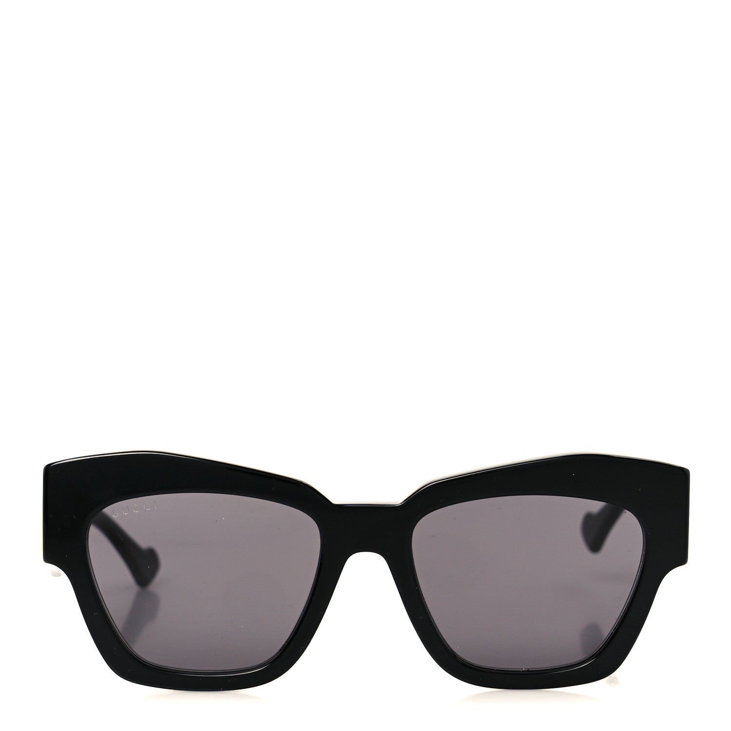 Acetate Square Frame Sunglasses GG1422S Black Grey