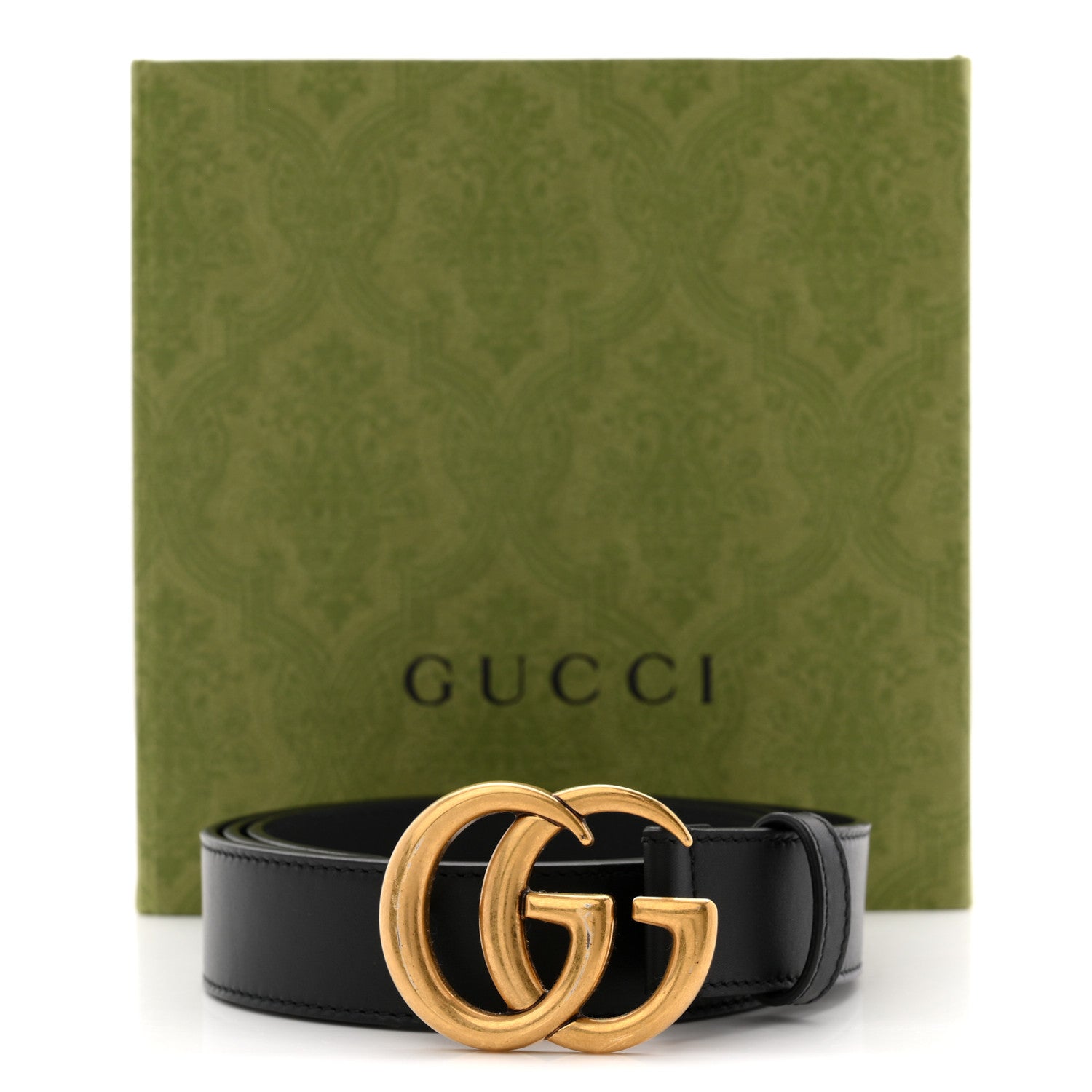 Calfskin Double G 30mm Belt 95 38 Black