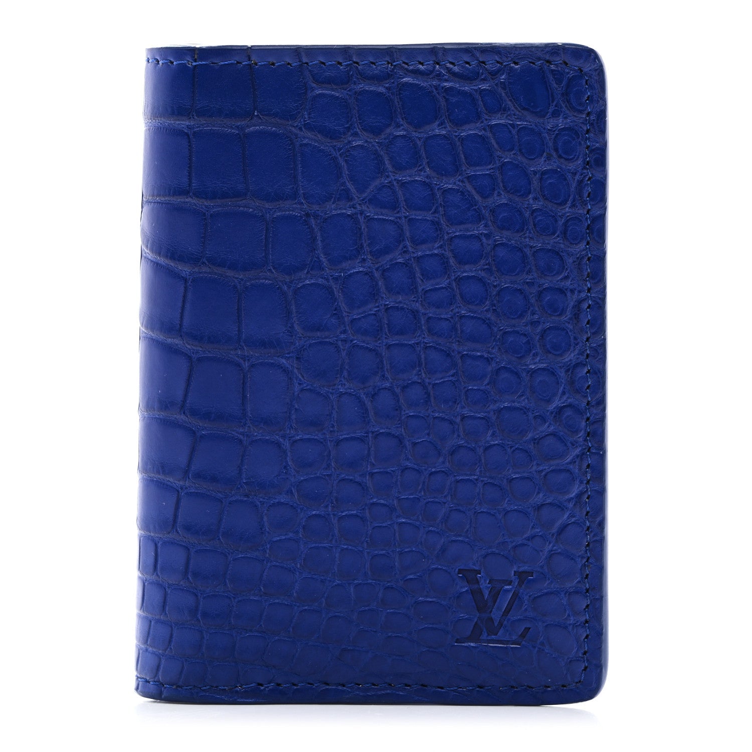 Crocodile Pocket Organizer Bleu De Methylene