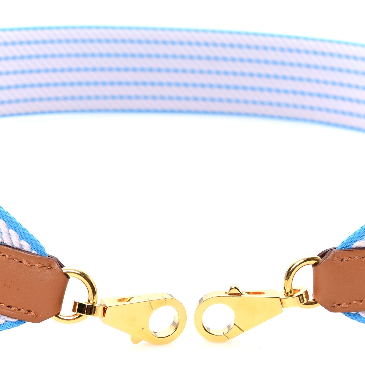 Toile Swift 50mm Sangle Cordage Shoulder Strap Azur Mauve Pale Gold