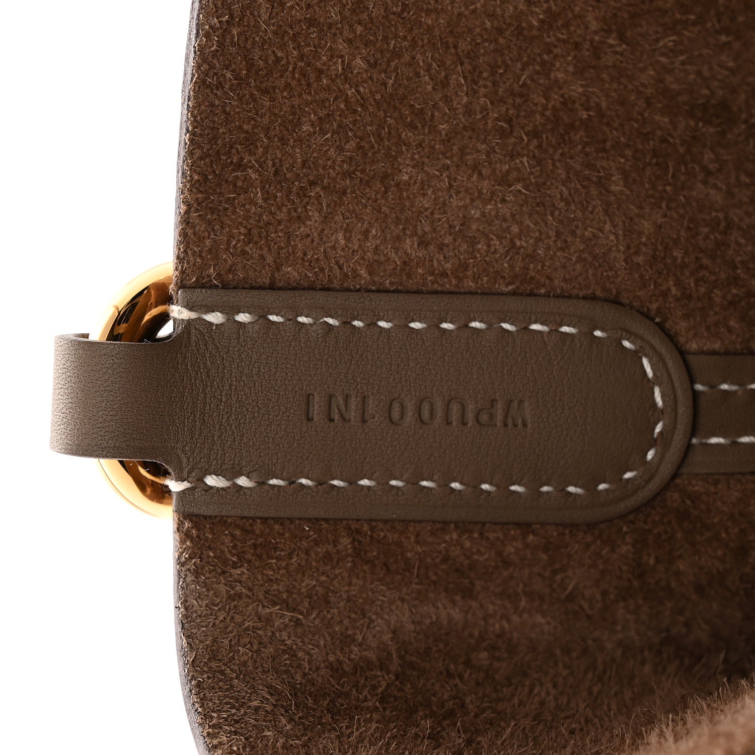 Taurillon Clemence Swift In-The-Loop 18 Bag Etoupe