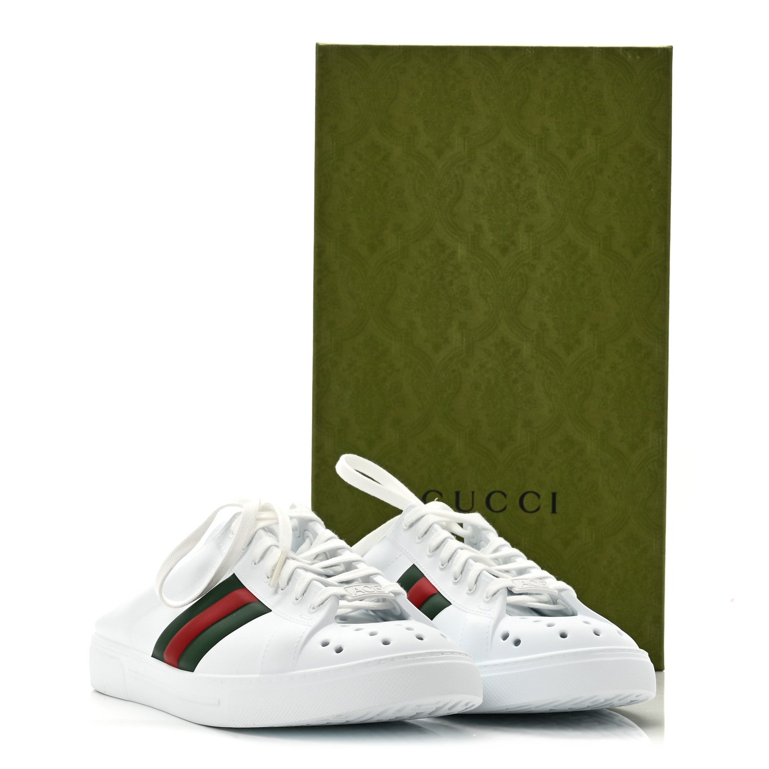 Rubber Ace Sabot Mules 41 Great White