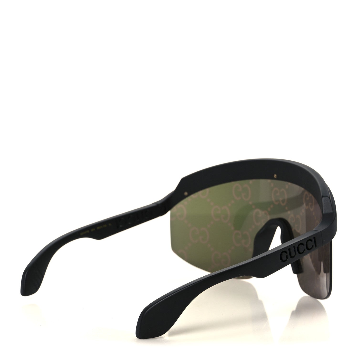 Guccissima Acetate Mask-Frame Sunglasses GG1477S Black