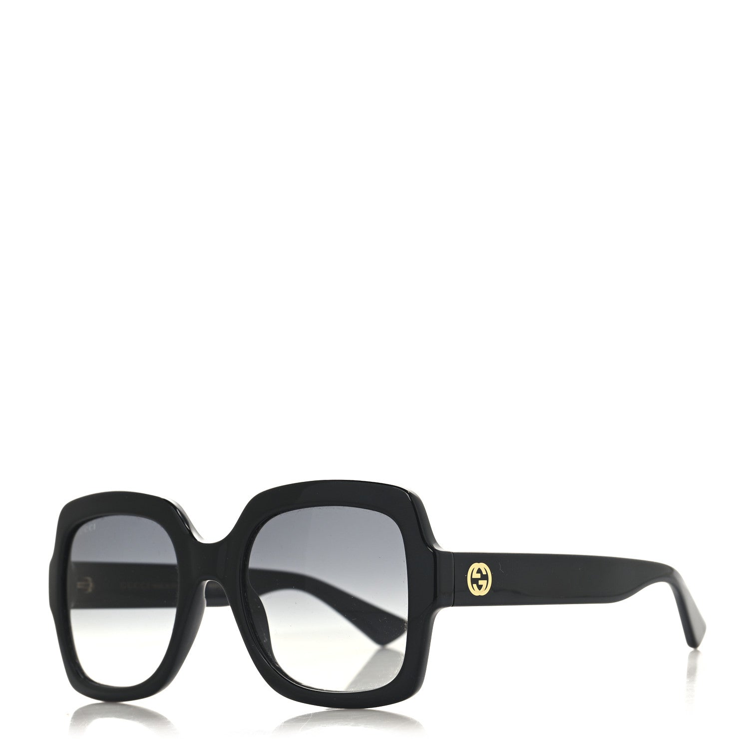 Acetate Square Frame Sunglasses GG1337S Black