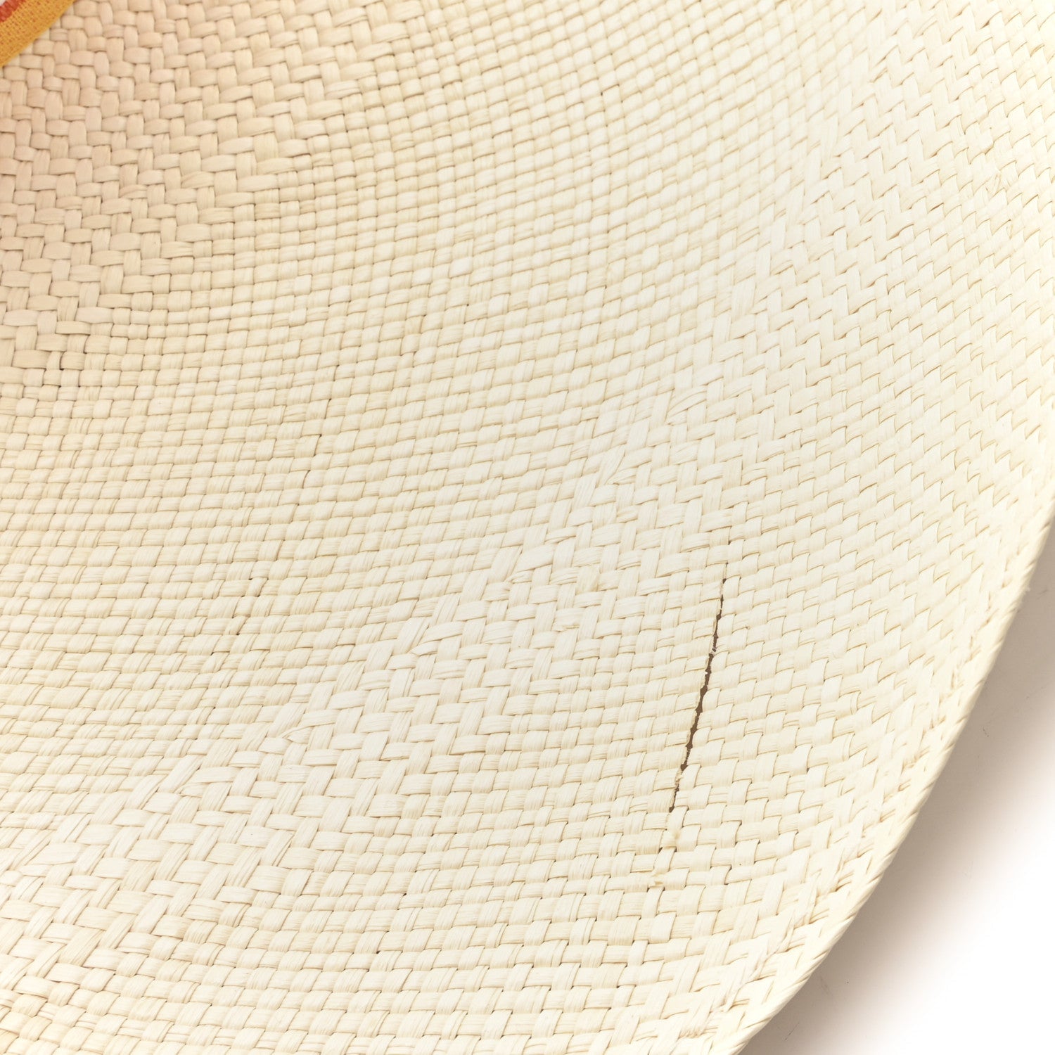 Straw Arizona Panama Brisa Hat 57 Naturel Orange