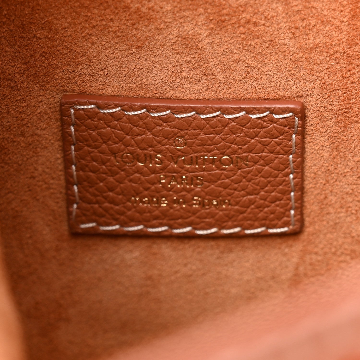 Grained Calfskin Low Key Hobo PM Cognac