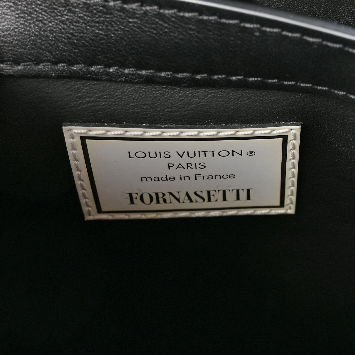 X FORNASETTI Calfskin Fornasetti Capucines MM Gold
