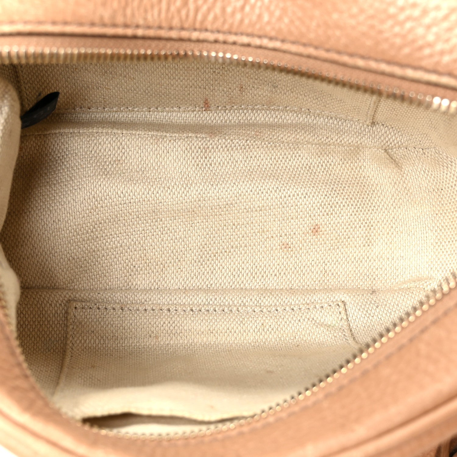 Pebbled Calfskin Small Soho Disco Bag Camelia