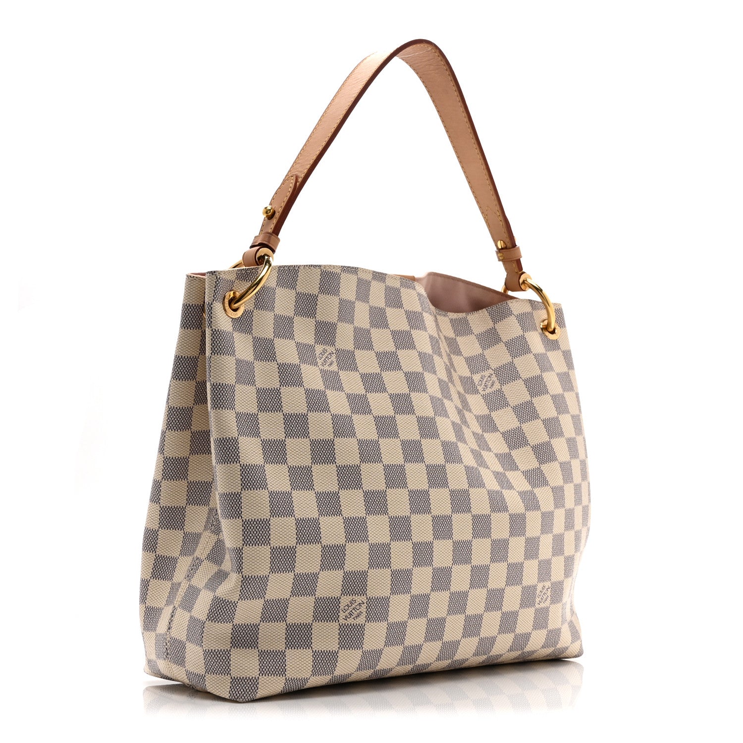 Damier Azur Graceful PM Rose Ballerine