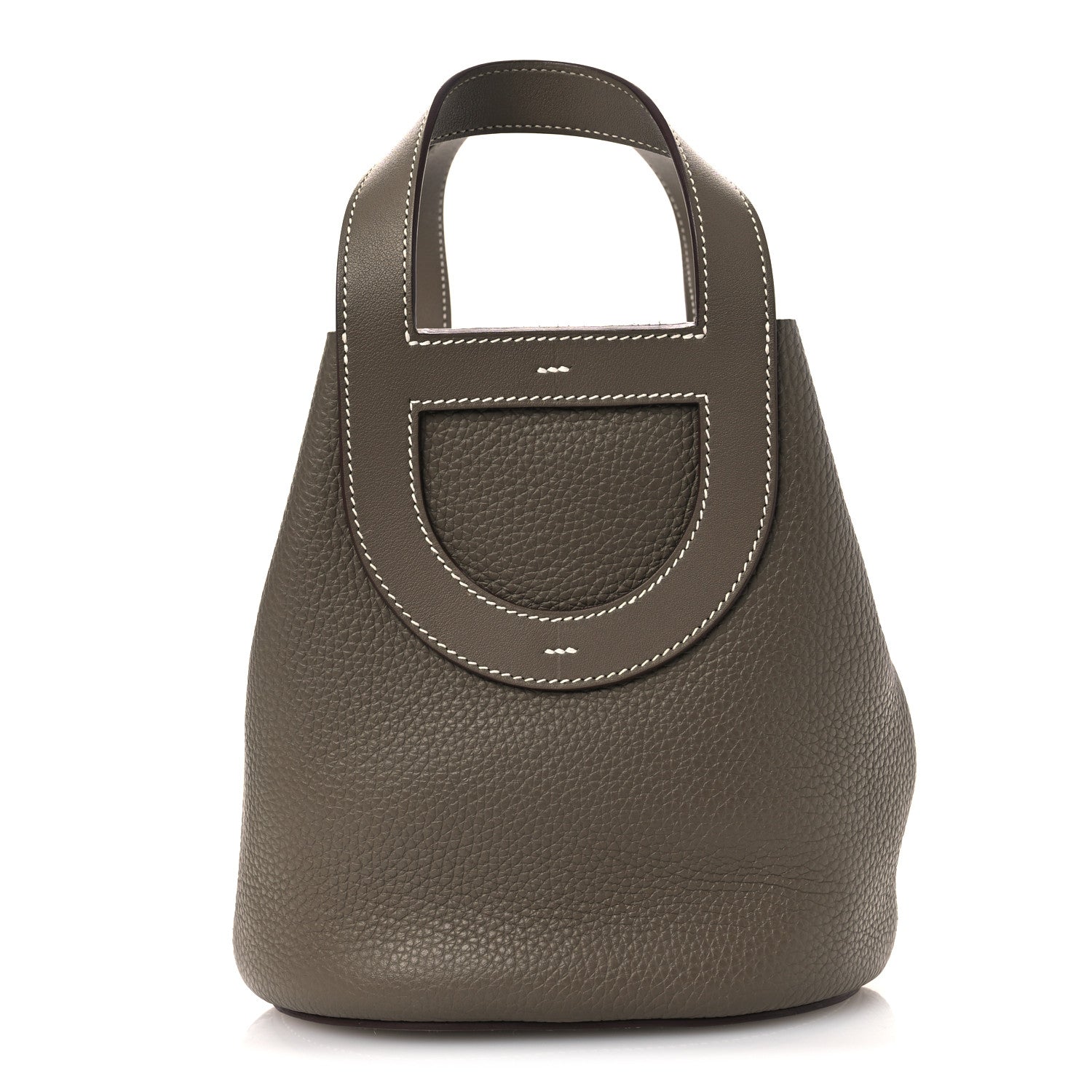 Taurillon Clemence Swift In-The-Loop 18 Bag Etoupe