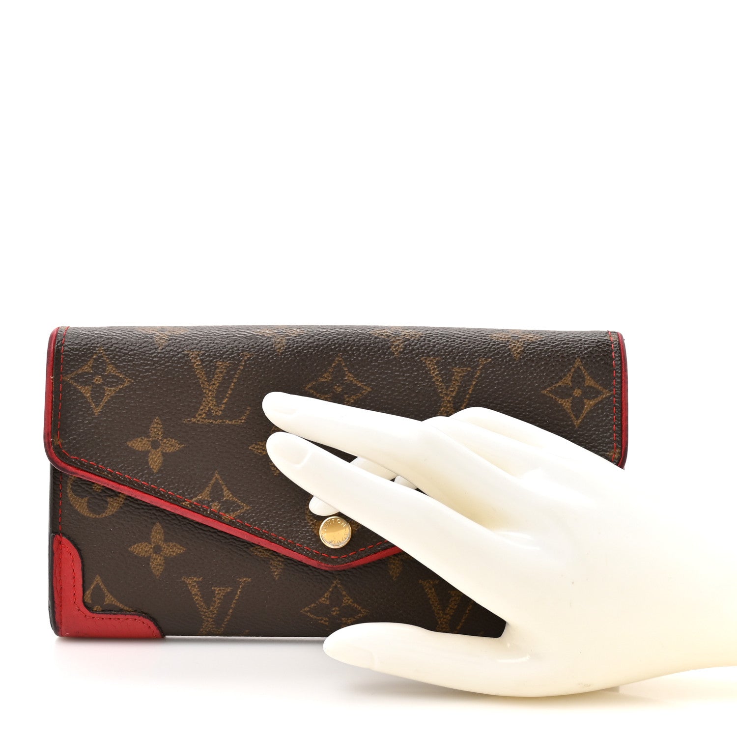 Monogram Sarah Retiro Wallet Cherry