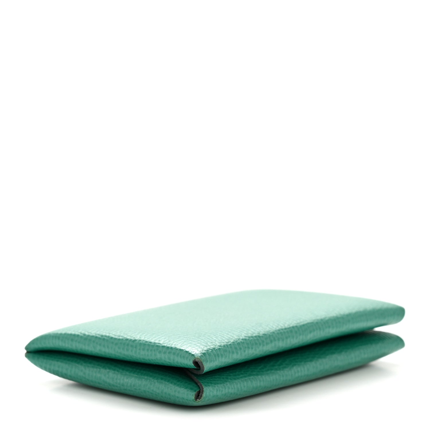 Epsom Calvi Card Case Vert Jade