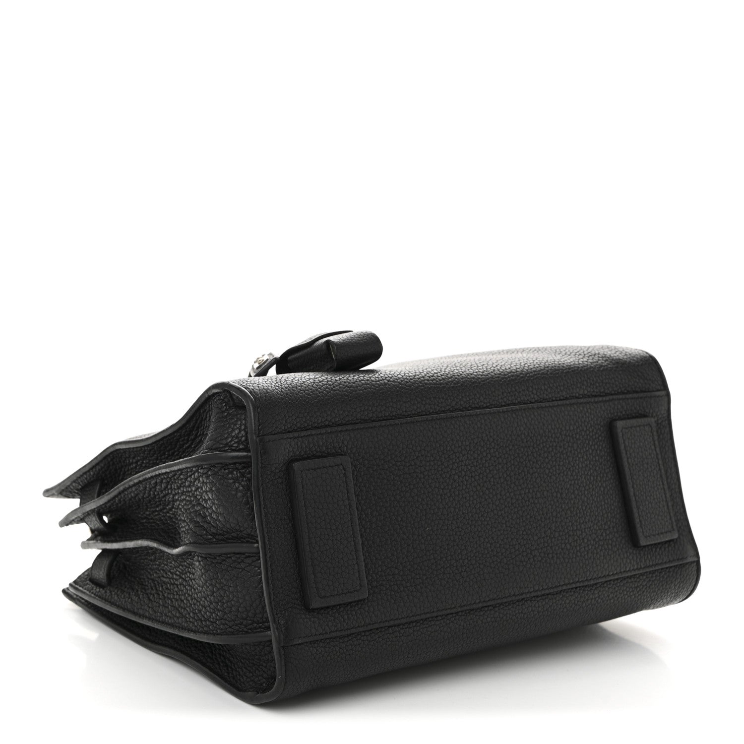 Grained Calfskin Baby Sac De Jour Souple Black