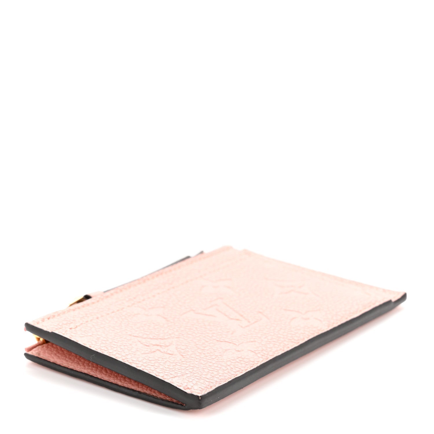 Empreinte Zipper Card Holder Rose Poudre
