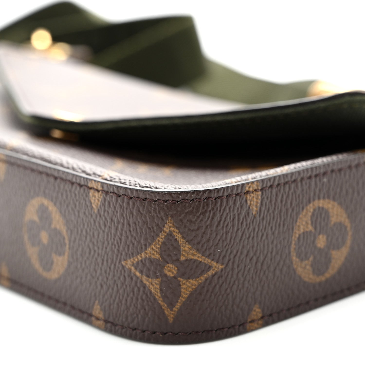 Monogram Felicie Strap & Go Kaki