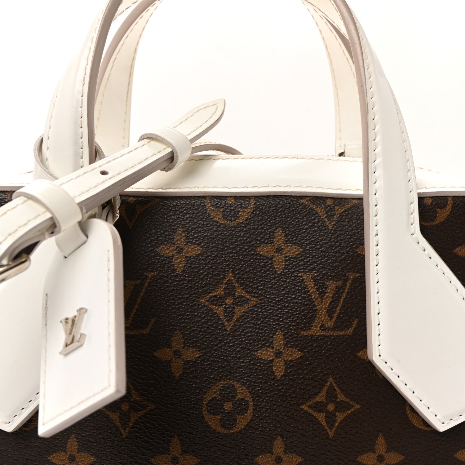 Monogram Dora PM White