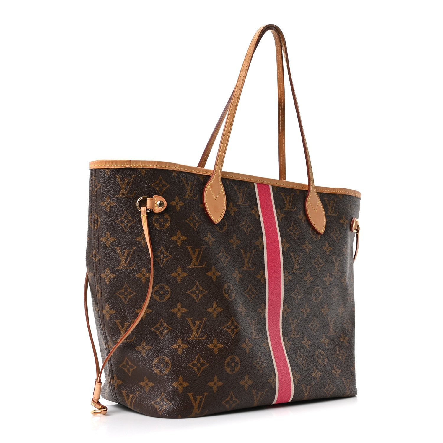 Monogram My LV Heritage Neverfull MM Fuchsia White