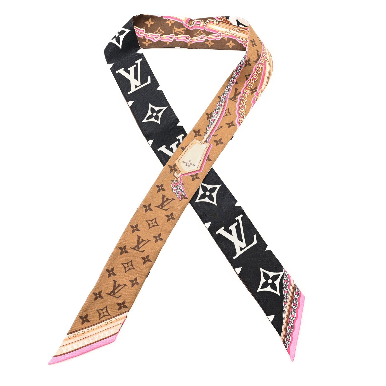 Silk Ultimate Monogram BB Bandeau Black