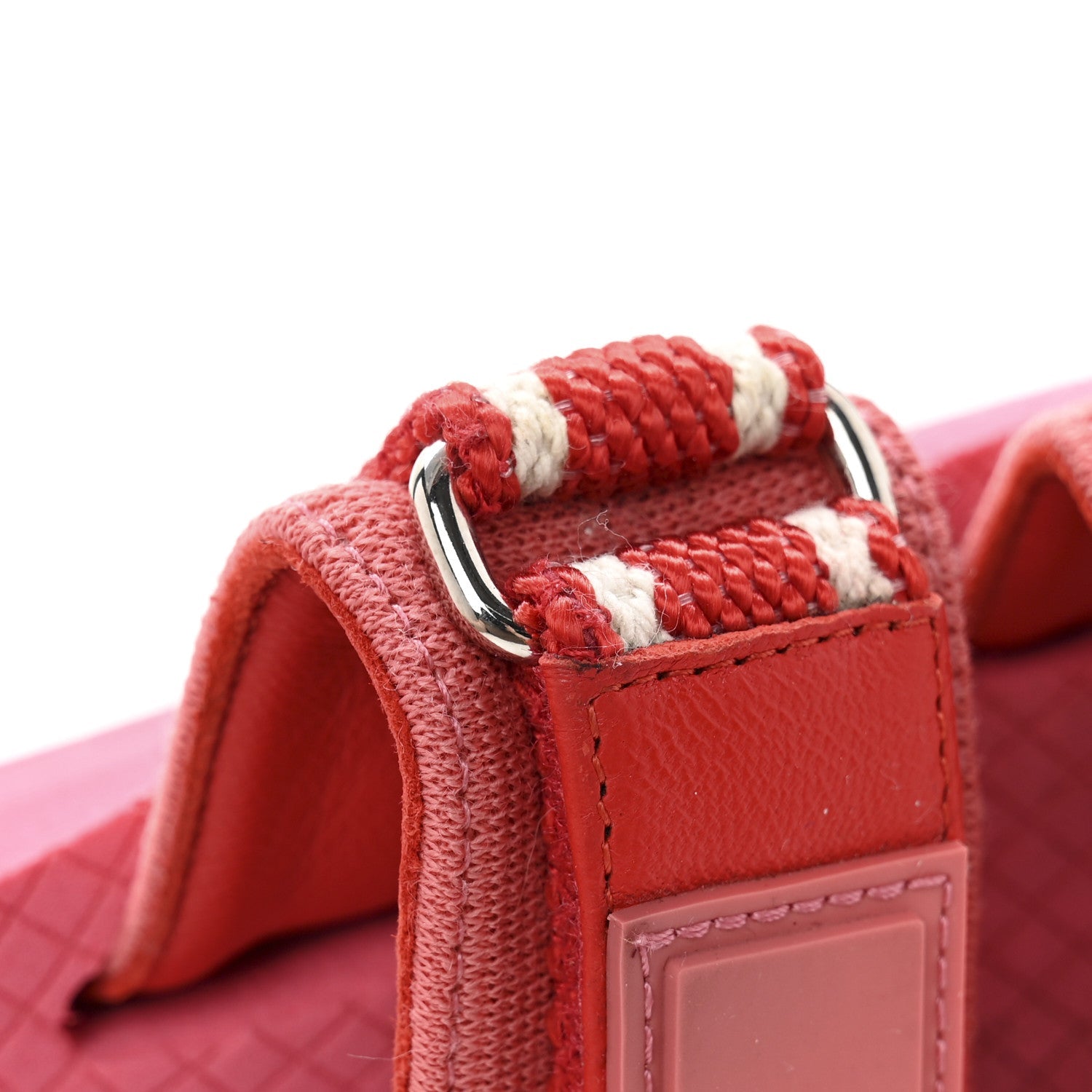 Fabric Rubber Coco Slides 38 Red