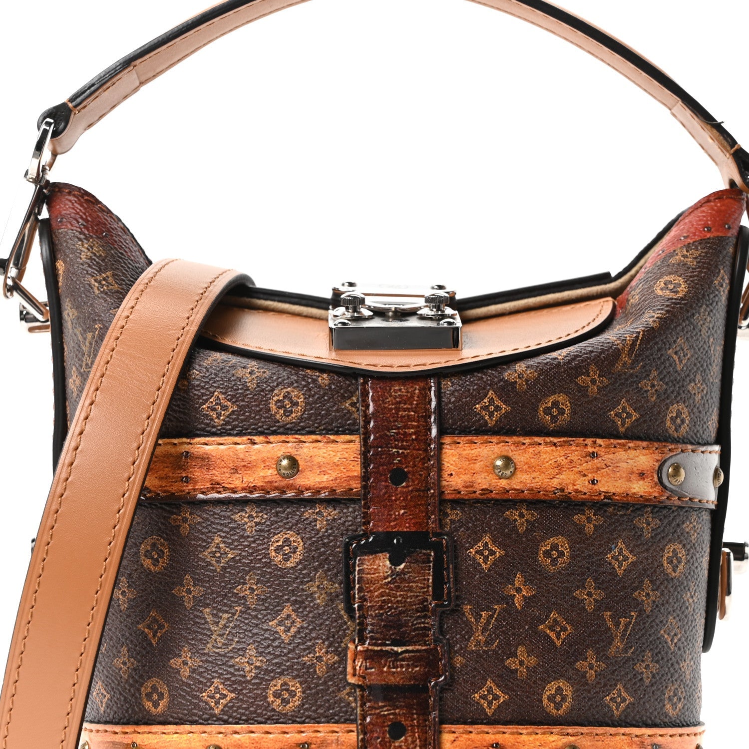 Transformed Monogram Time Trunk Duffle Bag