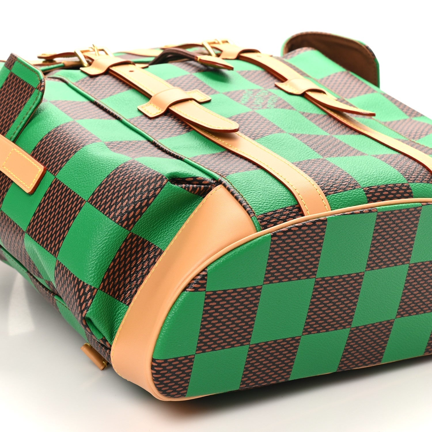 Damier Pop Christopher MM Backpack Green