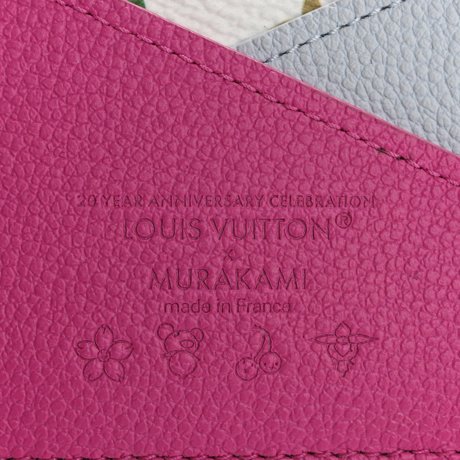 LV X TM Monogram Multicolor Criss-Cross Card Holder Kawaii Pink