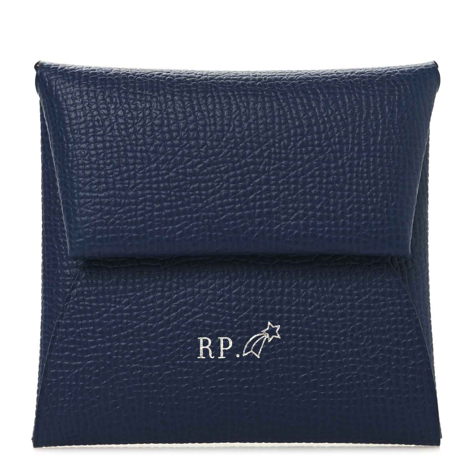 Epsom Verso Horseshoe Bastia Coin Purse Bleu Navy Mauve Pale