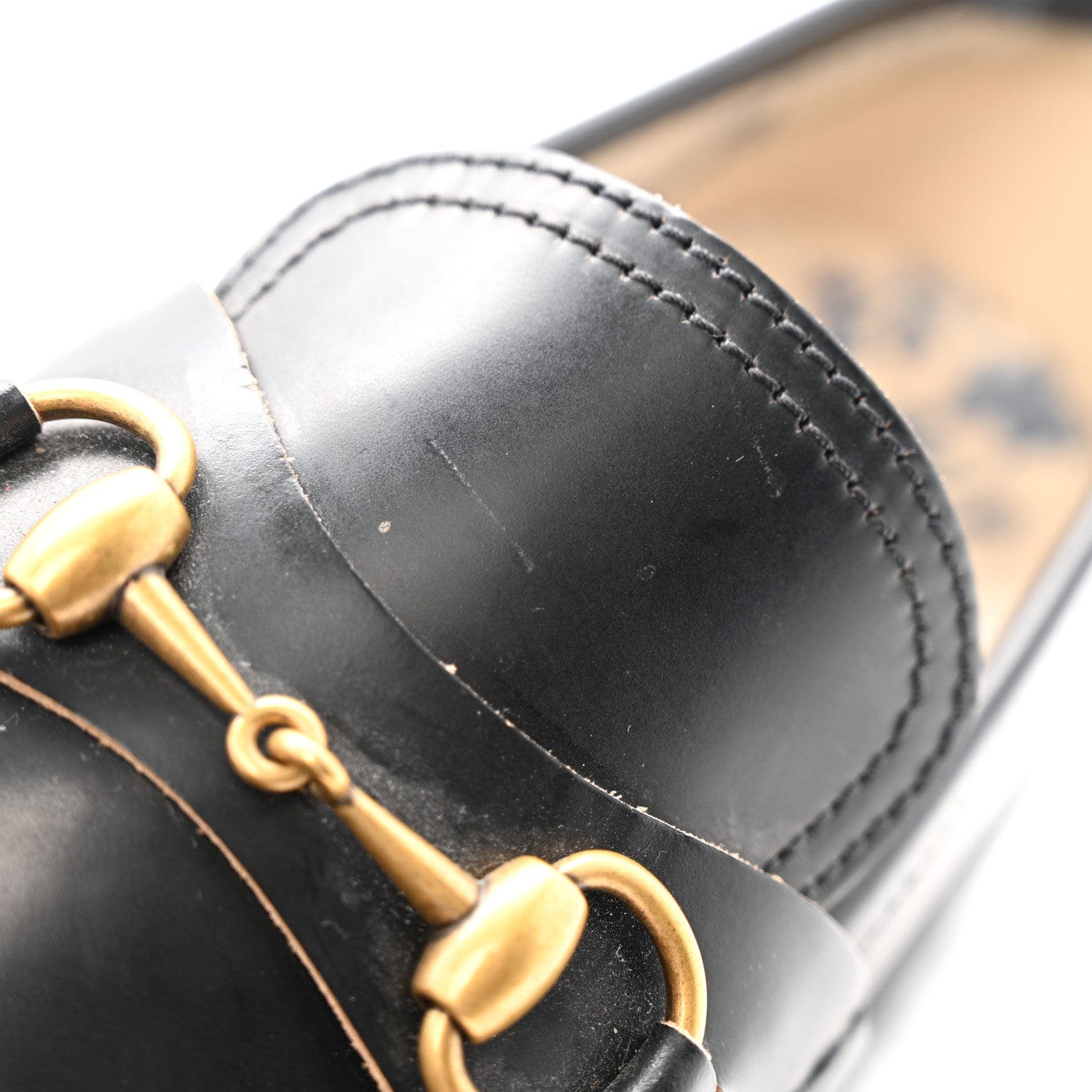 Cordovan Lux Womens Harald Horsebit 25mm Platform Loafers 37.5 Black