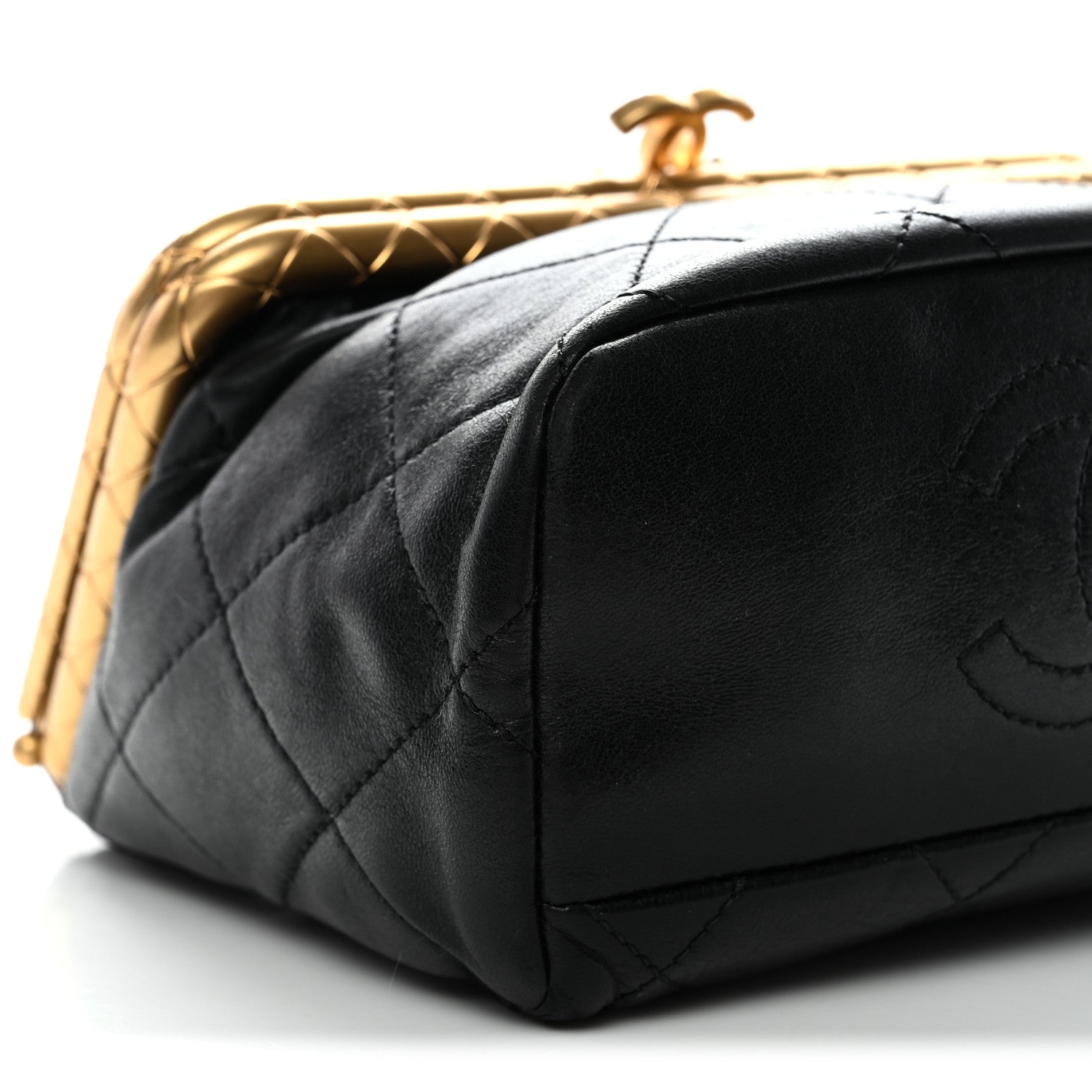 Lambskin Quilted My Crush Bag Black
