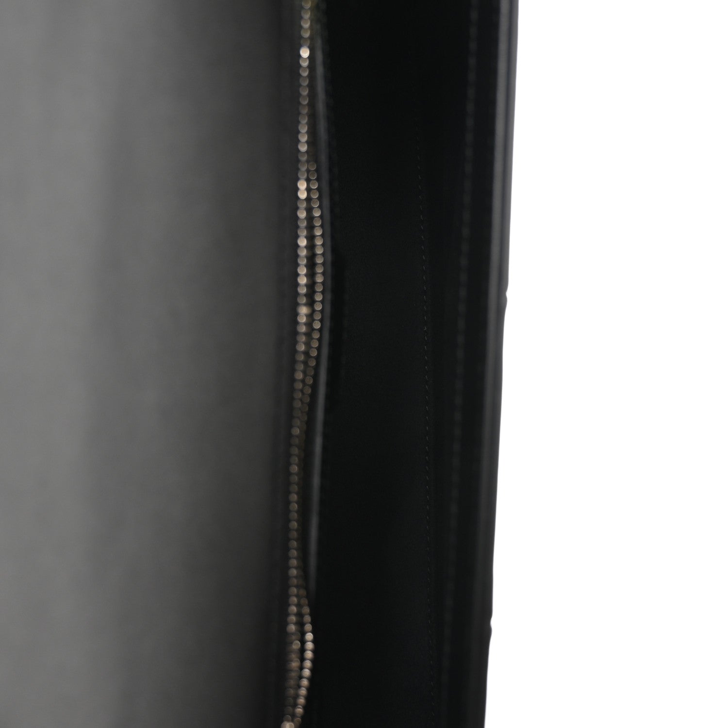 Senna Calfskin Lines Petite GG Top Handle Shoulder Bag Black Mystic White