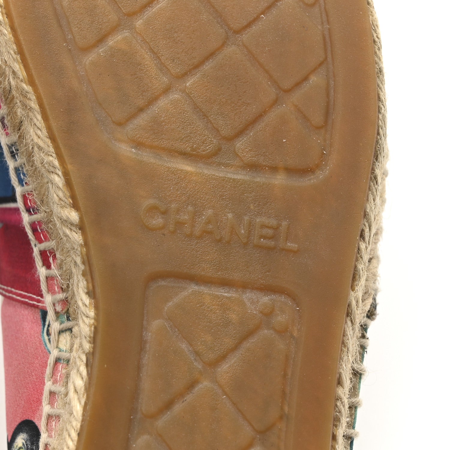 Fabric Patent CC Espadrilles 40 Multicolor Black