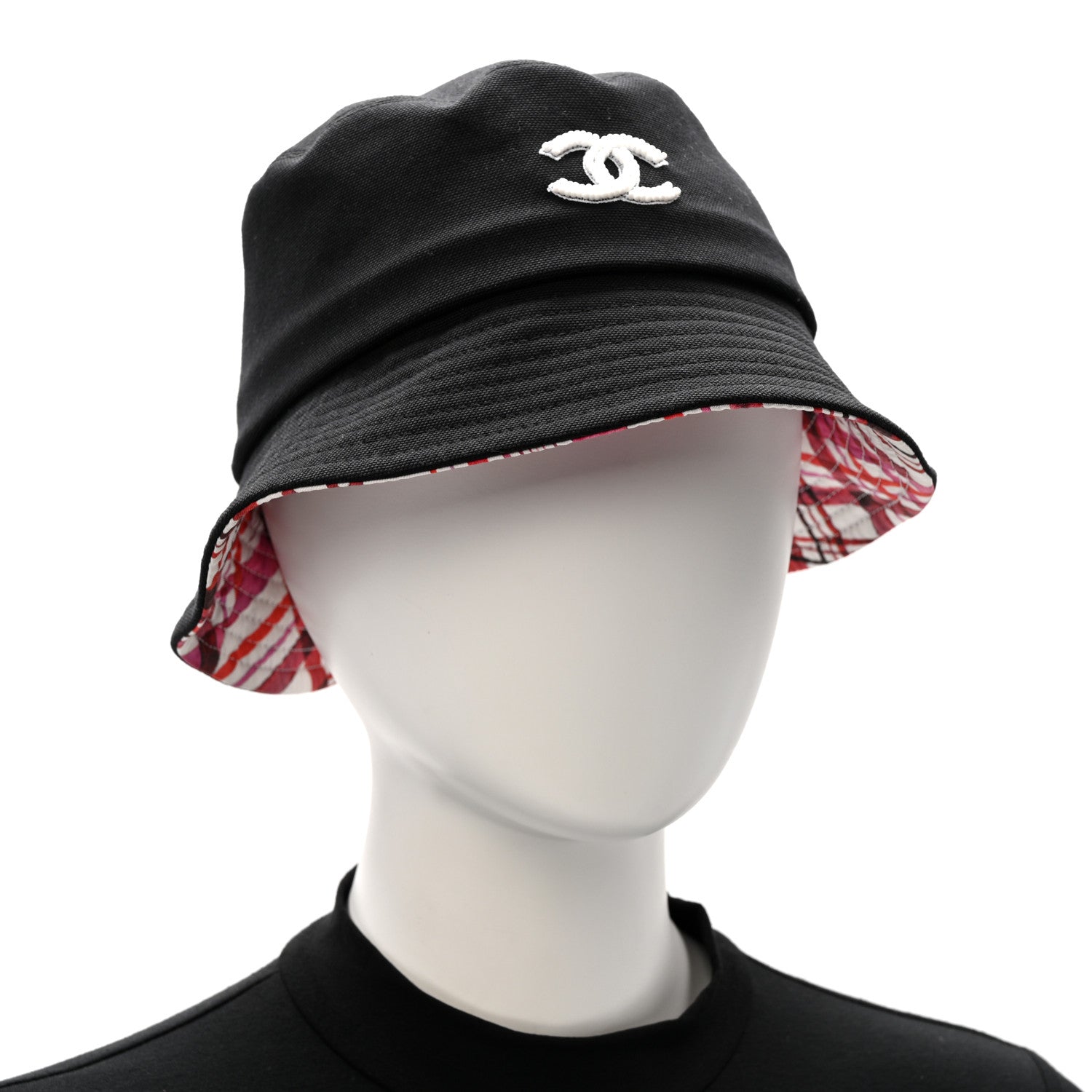 Cotton Pearl CC Bucket Hat S Black
