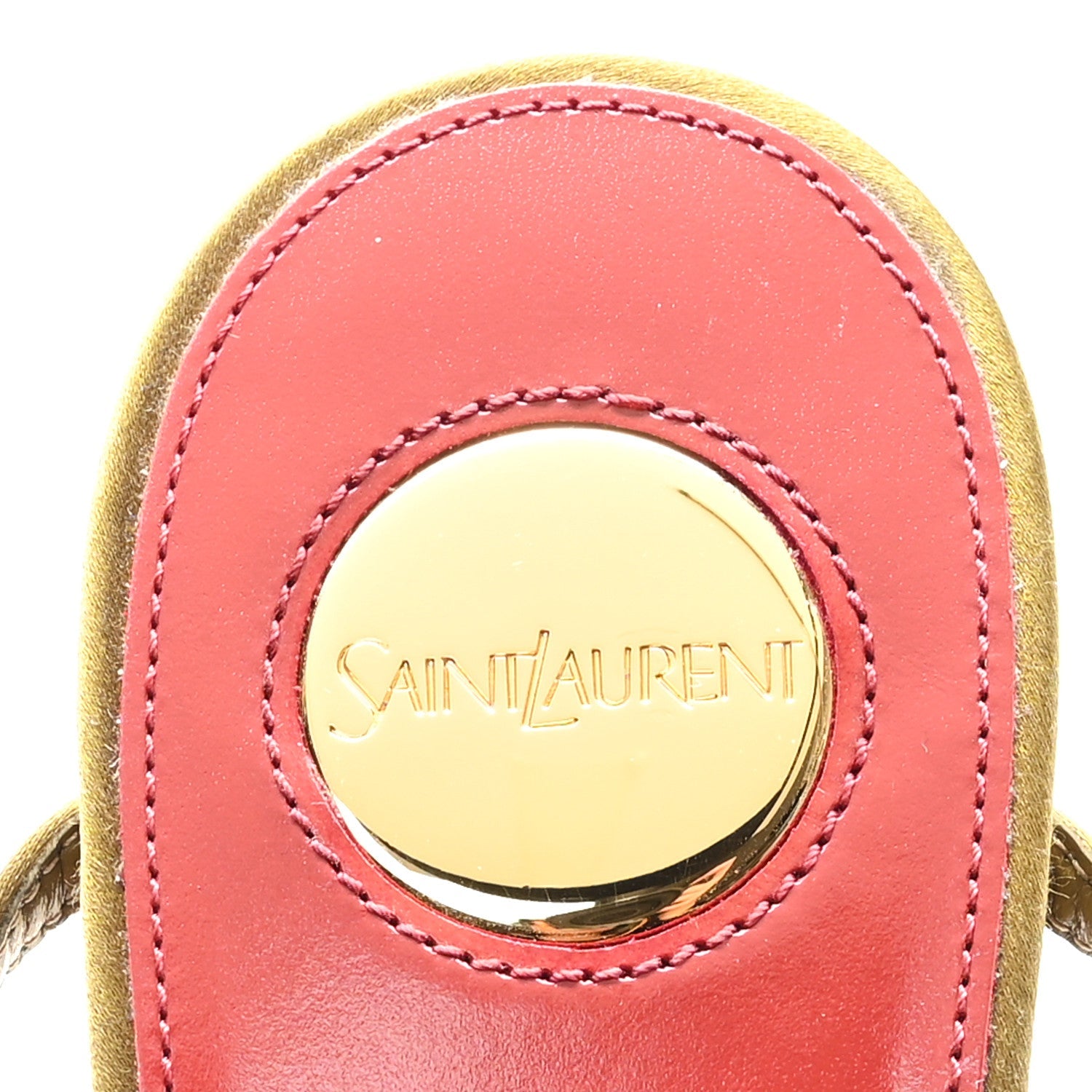 Crepe Satin Opyum 110 Sandals 39.5 Cuba Gold