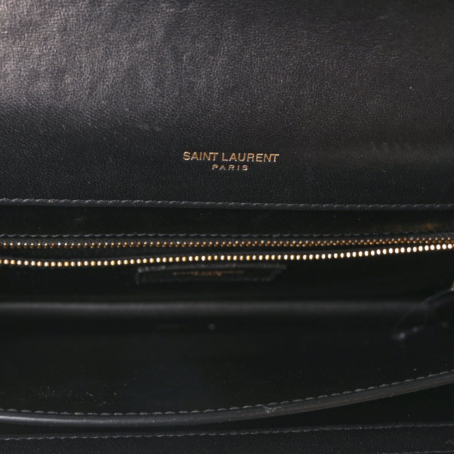 Calfskin Crocodile Embossed Gaby Satchel Black