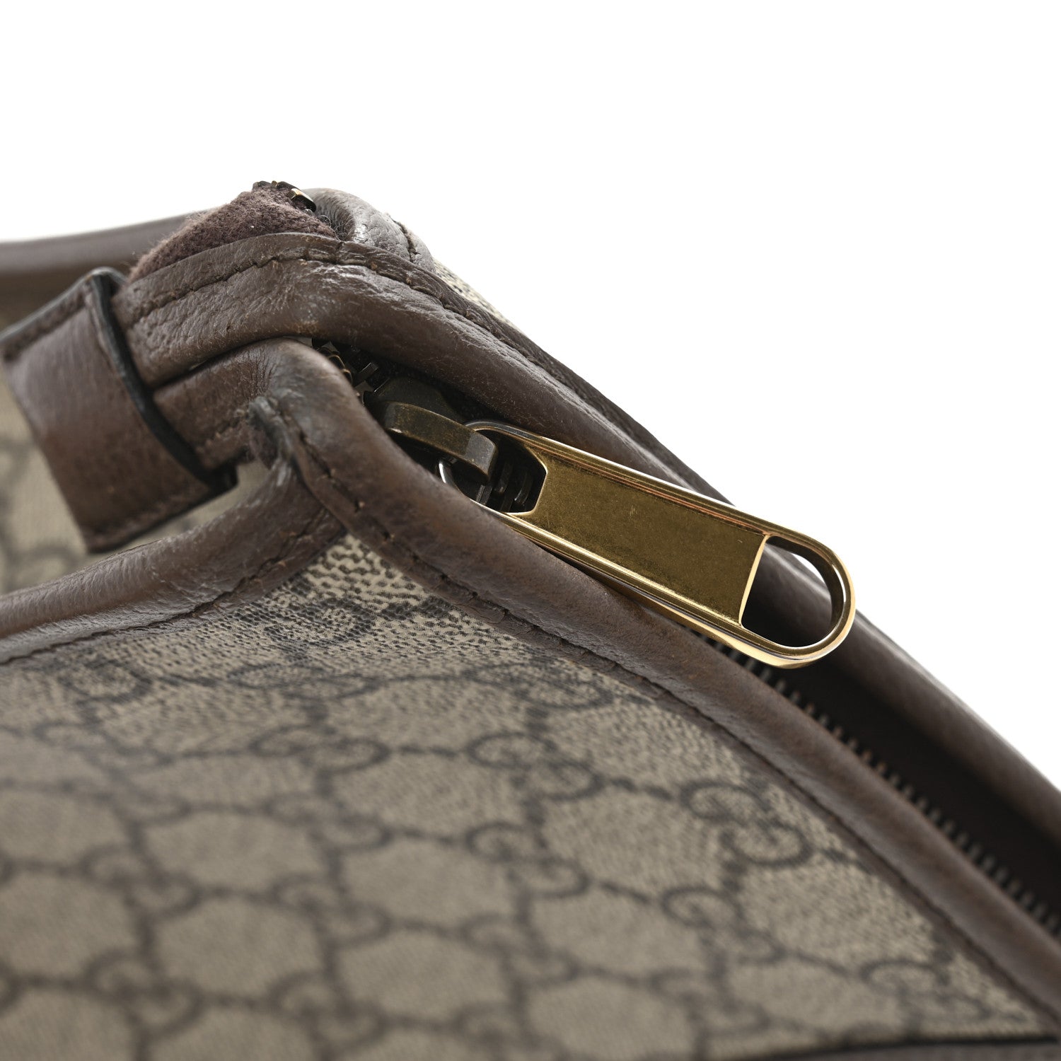 GG Supreme Monogram Web Ophidia GG Toiletry Case Beige New Acero