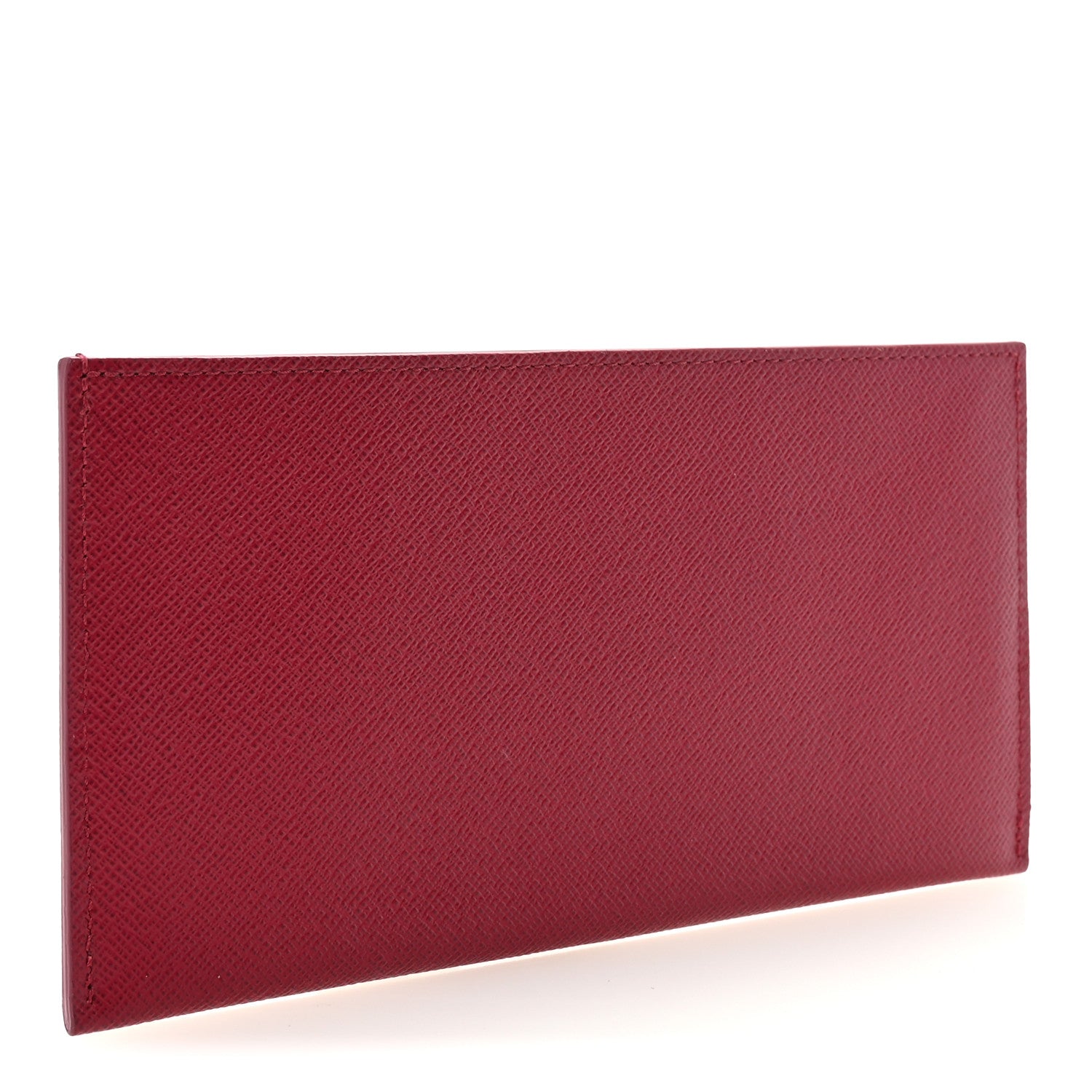 Calfskin Felicie Card Holder Insert Fuchsia